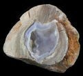 Crystal Filled Dugway Geode (Polished Half) #38868-2